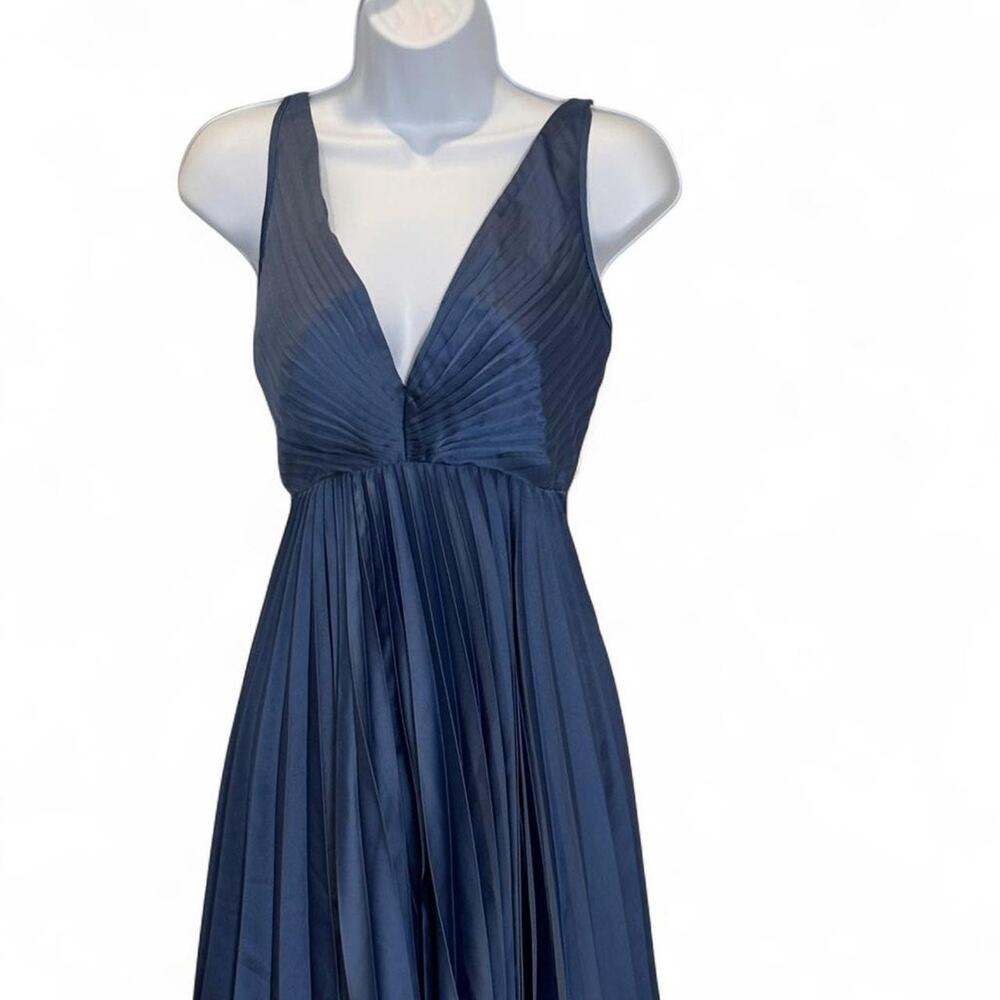 NWT Abercrombie Fitch Giselle Pleated Mini Dress Cocktail Going Out SZ XSP - Picture 2 of 5